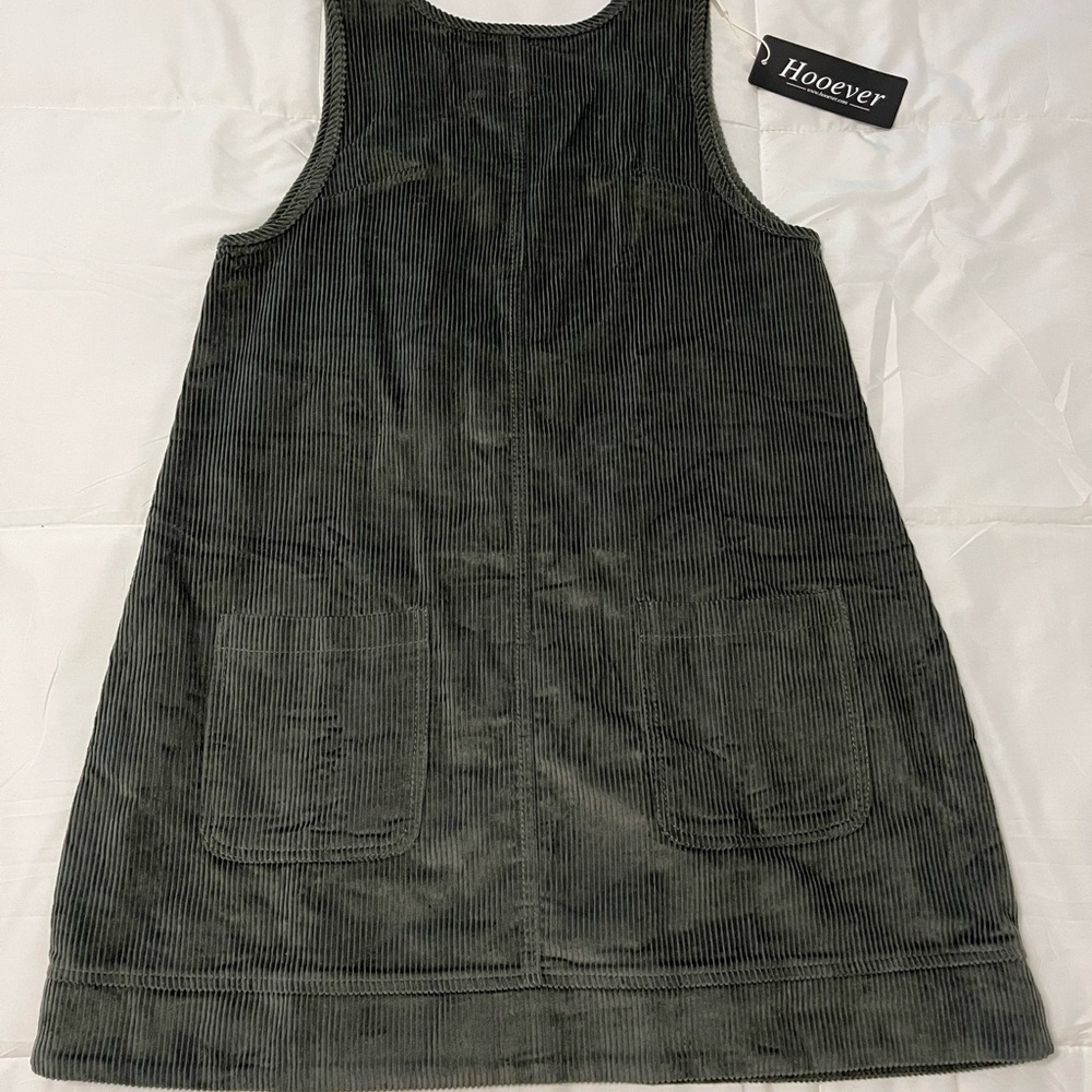 NWT Hooever Women’s Corduroy Overall Dress (Small)